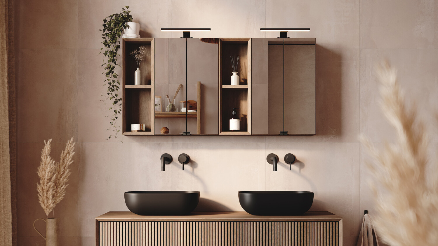 wooden mirror cabinet mood01