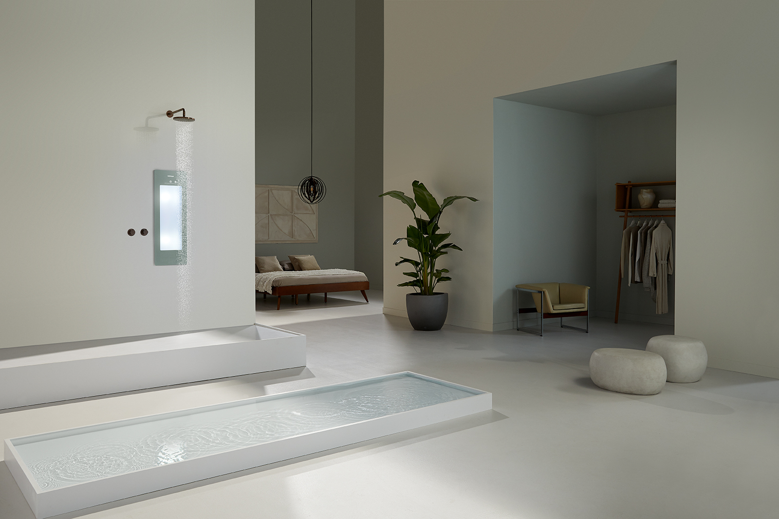 Sunshower ONEPLUS_S_Organic Grey_inbouw_UV_set