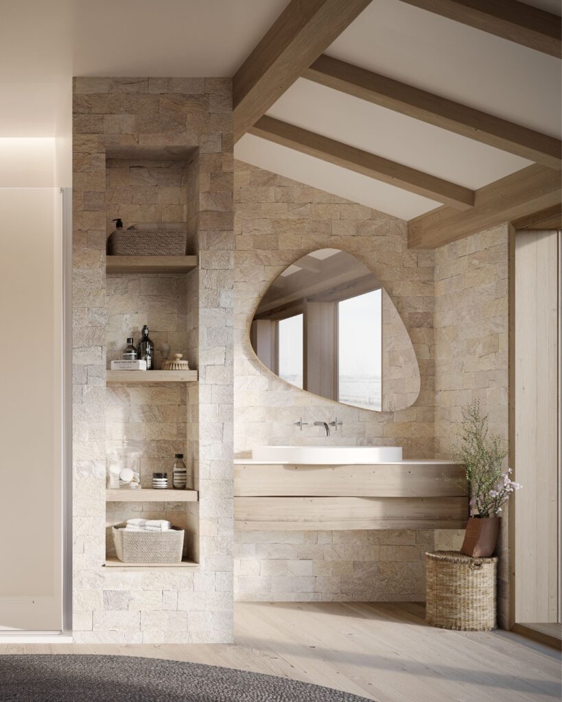 Japandi badkamer stijl