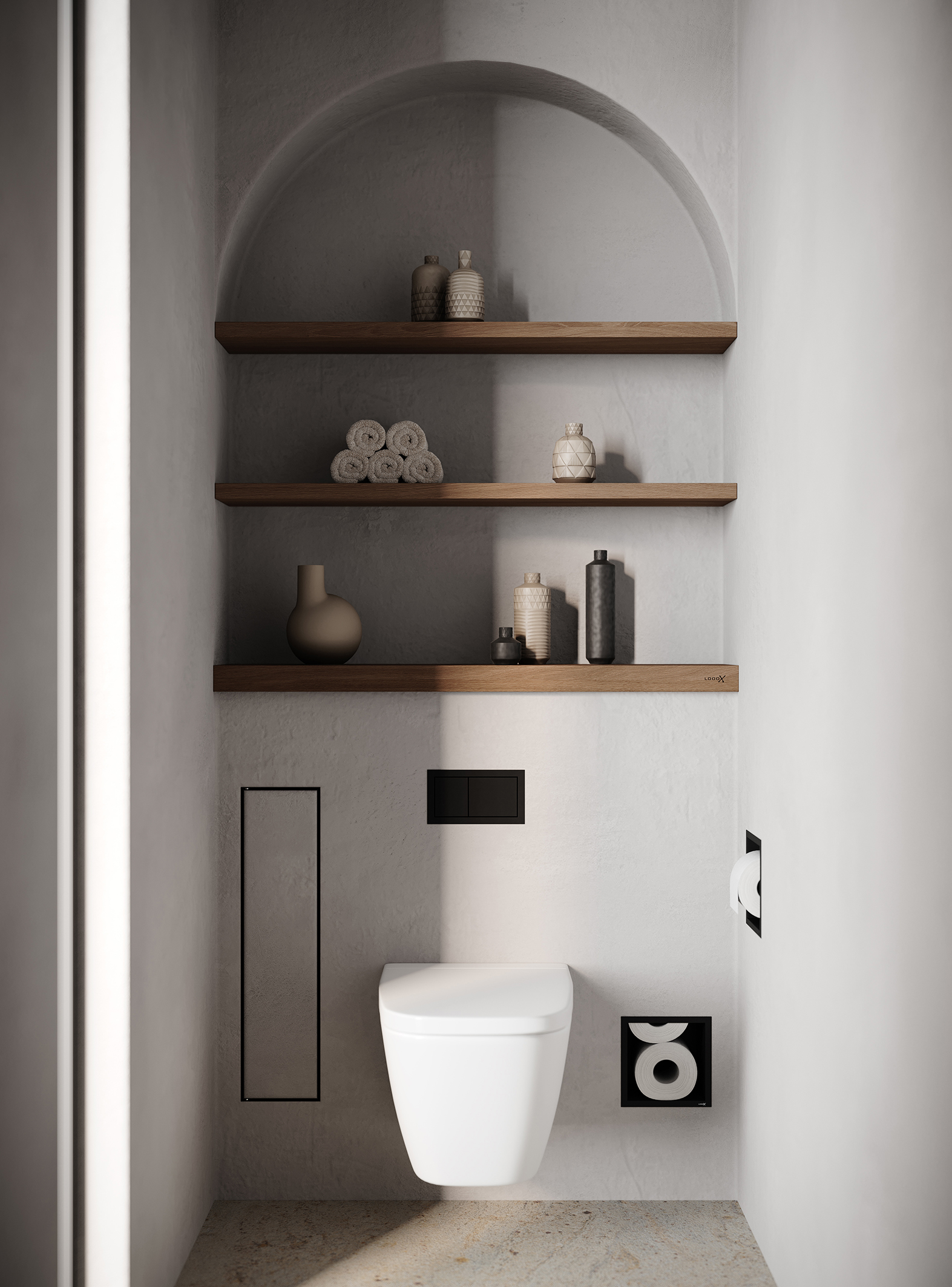 wooden-niche-shelf-old-grey