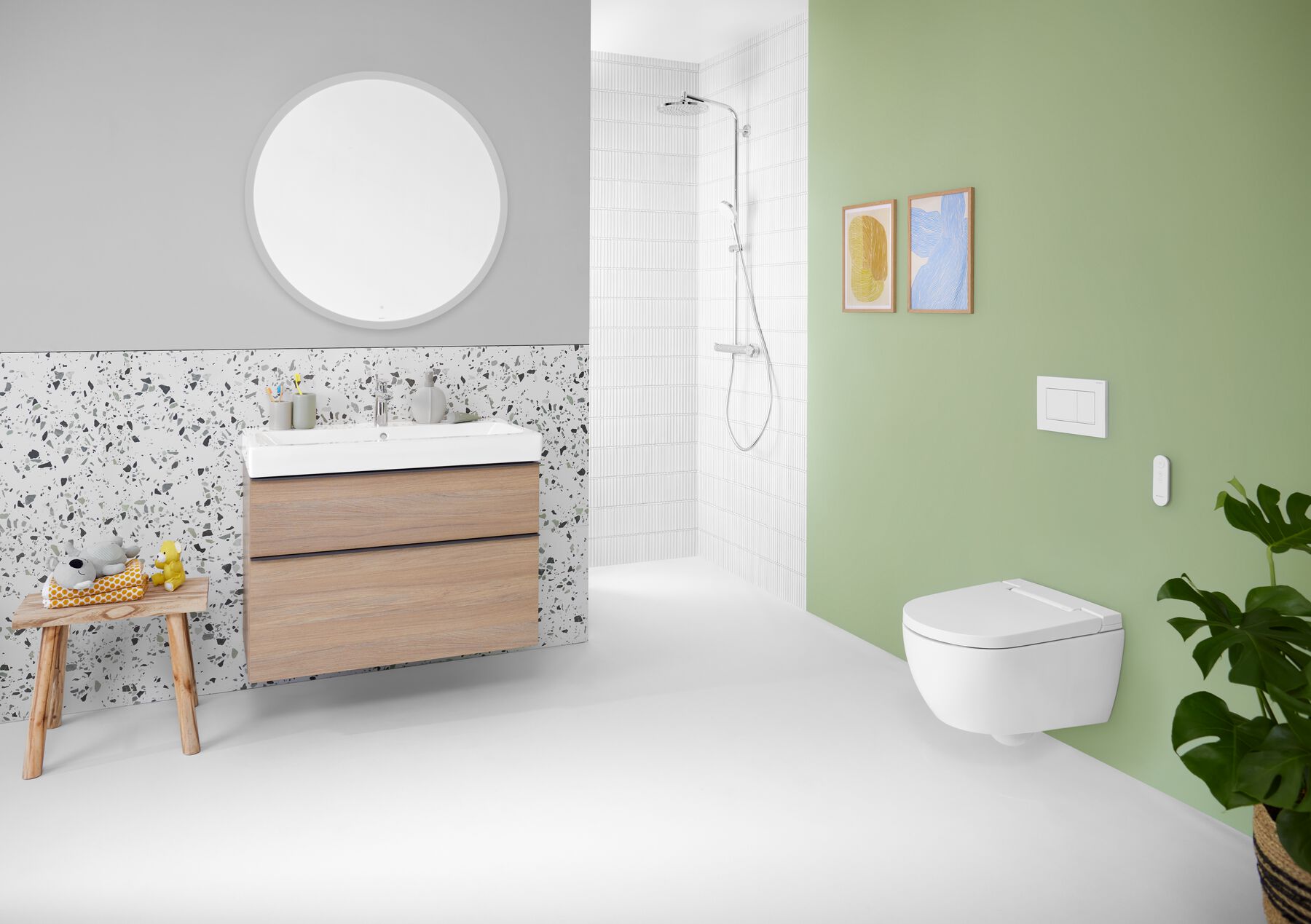 2024_Geberit AquaClean Alba_Family_Remote control_Sigma30_iCon_Option_light off_Big Size